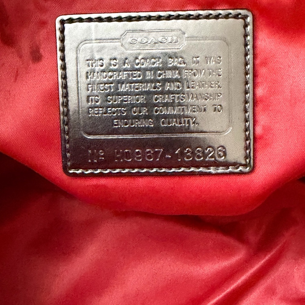 Coach Black Signature Tote Bag - Picture 10 of 11